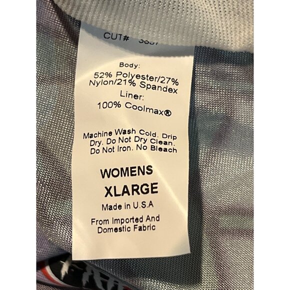 Primal Tiffany XL Dragonfly Racerback Sports Bra Coolmax Blend Womens Activewear - Picture 6 of 6